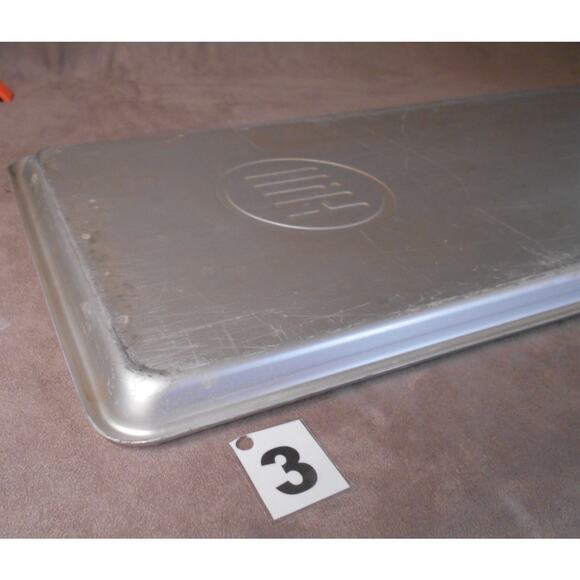Antique HILL Aluminum Deli Case Display Tray # 3 30" X 10.5" Butcher Bakery - Picture 7 of 10